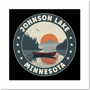 Johnson Lake Minnesota Sunset Posters and Art